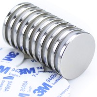 Factory Direct Strong Disc Ndfeb/Neodymium Magnet  with 3M Sticker