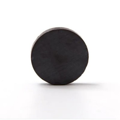 Ceramic Fridge Magnets Strong Flat Round Black Ferrite Disc Magnets