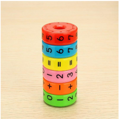 Colorful Fridge Magnets Kindergarten Educational Tools Math Blocks Learning Toys for Kids