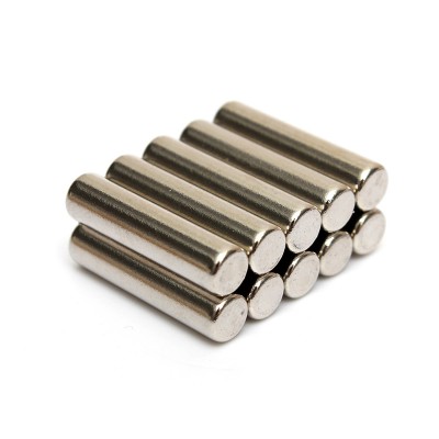 Custom Shape Neodymium Cylinder Magnet Diametrically Magnetized