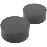 Y30 Disk Ferrite Magnet Permanent 8mm x 2mm Black Round Speaker magnet